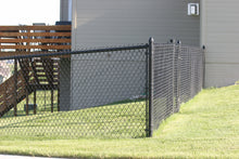 [150' Length] 5' Black Vinyl Chain Link Complete Fence Package