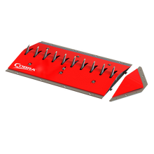 3' Low Profile Surface Mount Non-Motorized Traffic Spikes; Galvanized