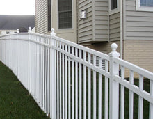 4' x 6' Aluminum Ornamental Flat Top Series A 3-Rail - Standard Picket