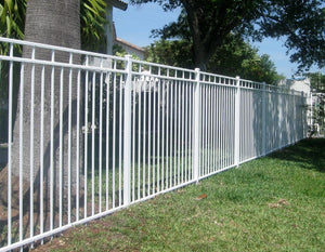 Aluminum Ornamental Flat Top Series A 2-Rail - Standard Picket