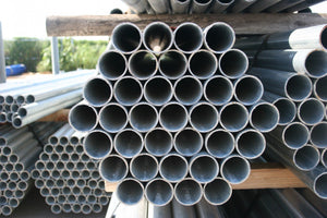 1-3/8" x .047 x 21' Swedged End Galvanized Pipe Residential