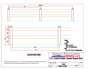 3ft 2 Rail Split Rail, K-302