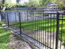 [300' Length] 4' Ornamental Flat Top Complete Fence Package