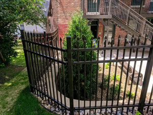 [150' Length] 6' Ornamental Spear Top Complete Fence Package