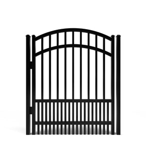 Flat Top Arched Aluminum Walk Gate