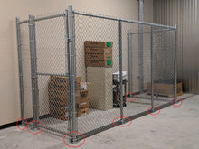 4" Sq. x 1/4" Galvanized Steel Plate for Plated Posts Fences