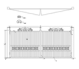 Butterfly Ribbon Double Drive Gate