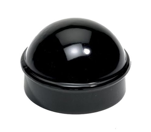 2-1/2" Black Aluminum Terminal Cap