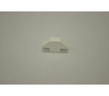 White Dog Eared Picket Cap 7/8" x 3"