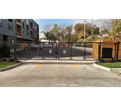 Ornamental Slide Gate 6' tall 45' wide