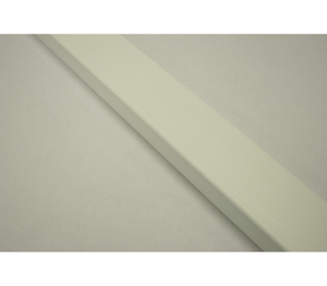 Ribbed Rail (Gold Series) 1-1/2" x 5-1/2" x 16' White