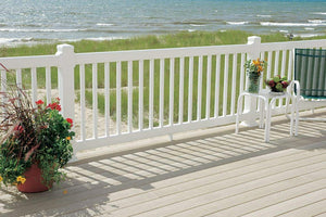 Vinyl Spindle Railing Kit 36" x 96" - Khaki